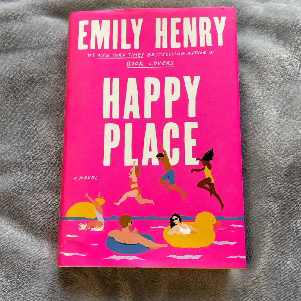 Happy Place by Emily Henry - Pink Cover